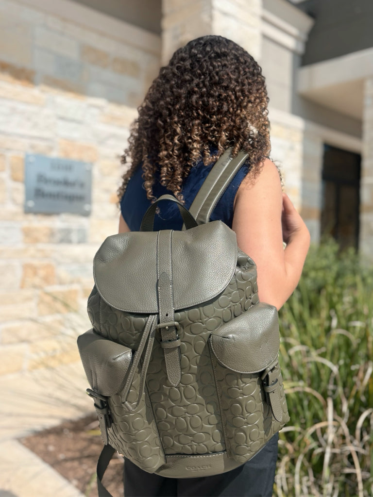 Coach Green Waner Backpack
