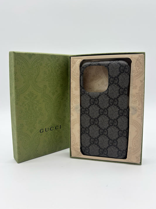 Gucci Black iPhone 15 Pro Phone Case